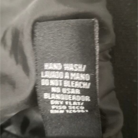 Love Culture Black Wool Moto Jacket Faux Leather S Wednesday Dark Academia Biker - Picture 12 of 13